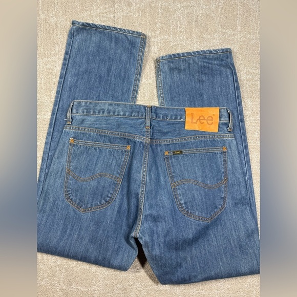 Lee Blue Wash Clark Straight Leg Mens Workwear jean Size 34x33 - Picture 5 of 5